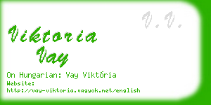 viktoria vay business card